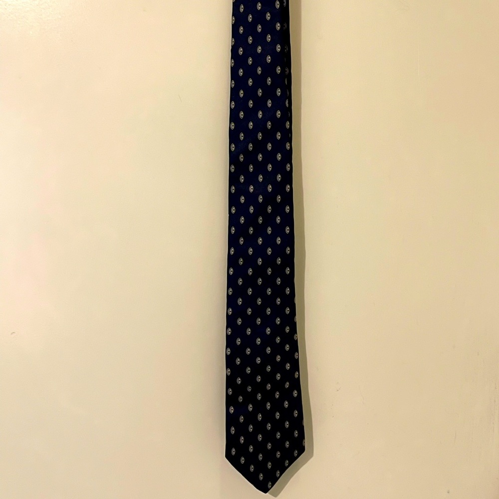 ITEM: CHRISTIAN DIOR BLUE TIE